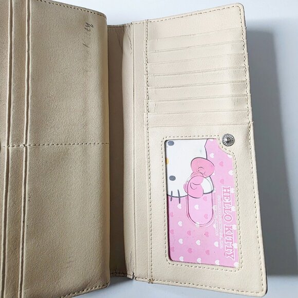 Vintage Sanrio Hello Kitty 30th Anniversary Limited Edition Long  Leather Wallet - Picture 5 of 16